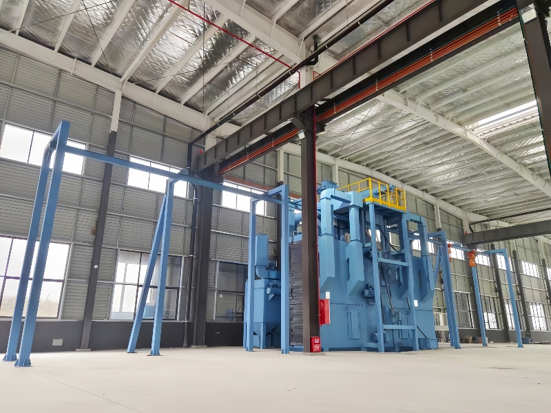 Catenary Through Shot Blasting Machine