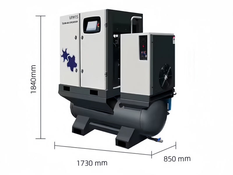 MZ-VPM15-22KW 4 in 1 Inverter Air Compressor 