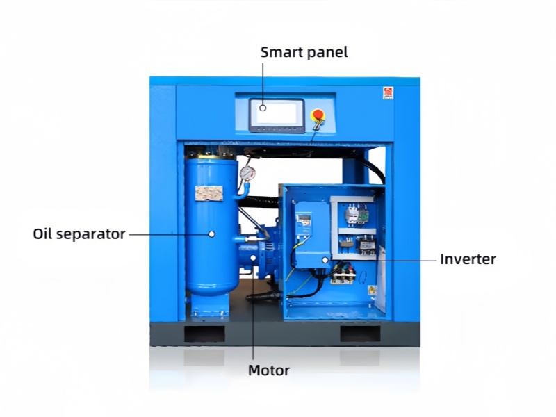 MZ-VPM15-22KW 4 in 1 Inverter Air Compressor 