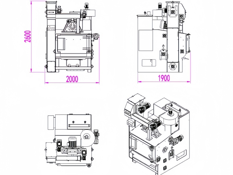 China Tumble Belt Blast Machine manufacturer(图1)