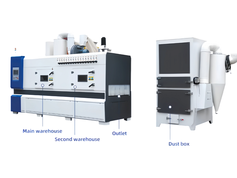 Roller Conveyor Sand Blasting Machine