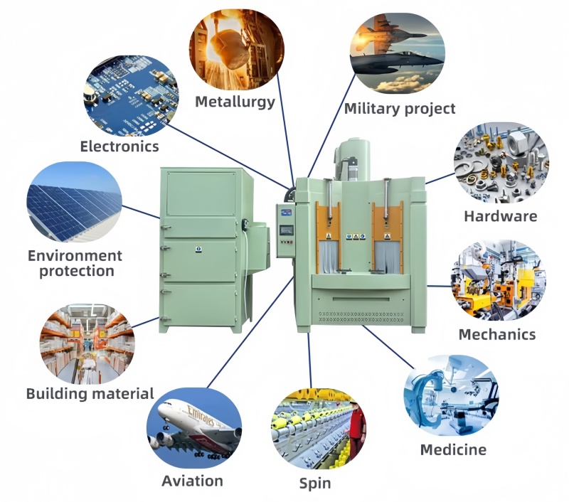 Automatic Rotary Table Sand Blasting Machine(图1)