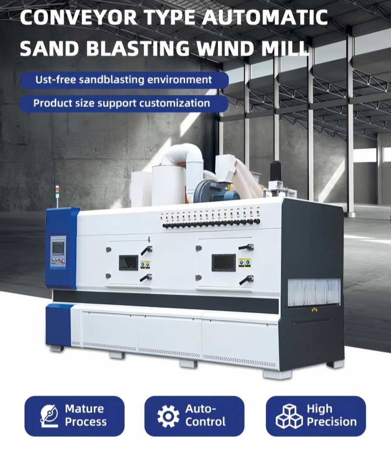 Automatic Rotary Table Sand Blasting Machine(图1)