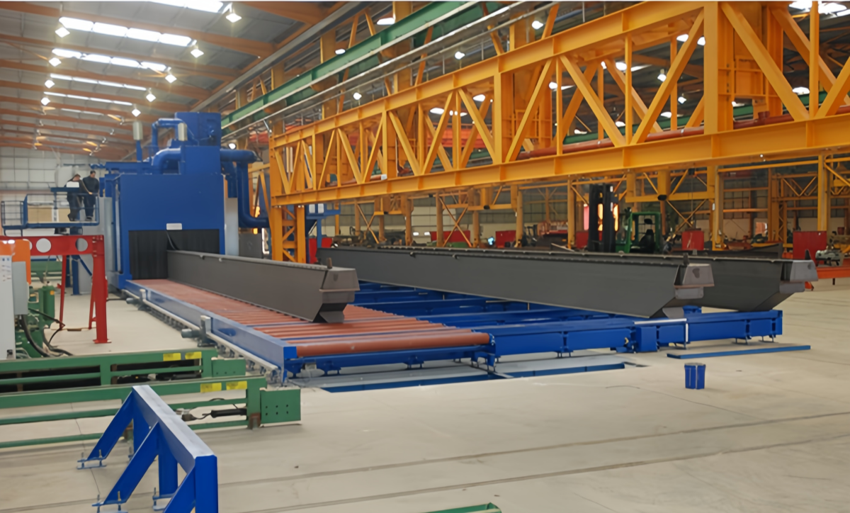 H Beam Shot Blasting Machine For Construction(图1)
