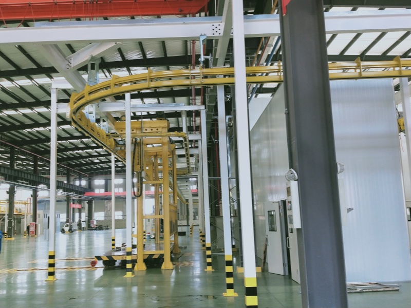 Shot Blasting +Powder Coating Line