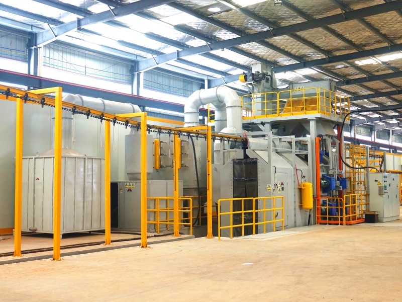 Shot Blasting+ Painting Line