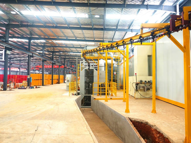 Shot Blasting+ Painting Line