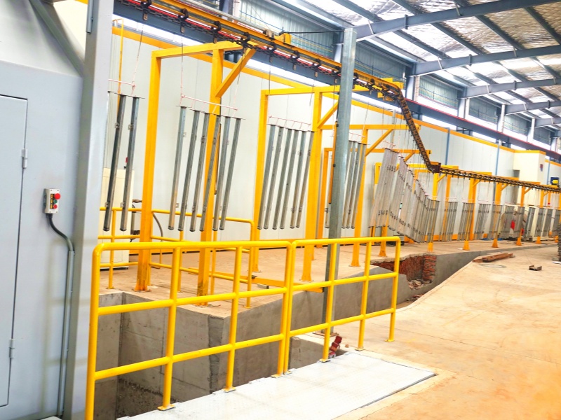Shot Blasting+ Painting Line