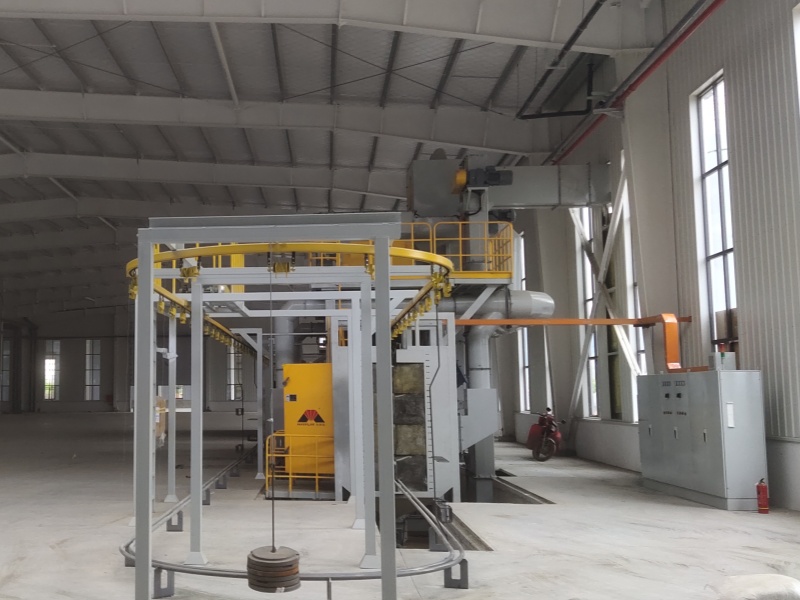 Shot Blasting + Oil Spraying Line