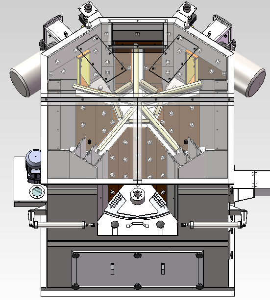 Five Station Rotary Table Gear Blasting Peening Machine(图2)