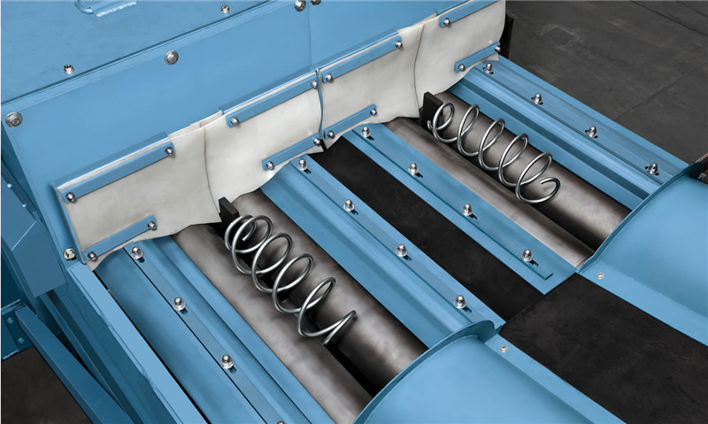 MIZHI Roller Conveyor Shot Peening Machine MTR-1085P37-2 Is Used Coil Spring Industry(图1)