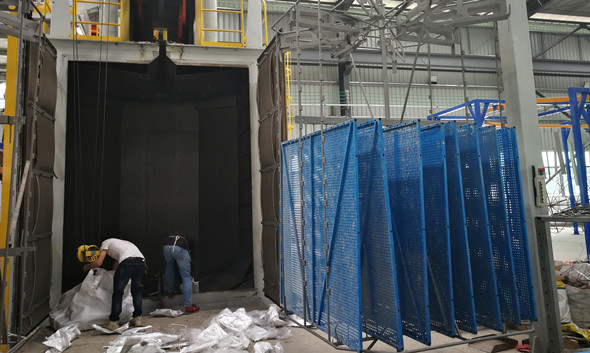 MIZHI Hook Shot Blasting Machine,Model:MHB2-2535P11-4 Is Used In Construction Industry(图3)