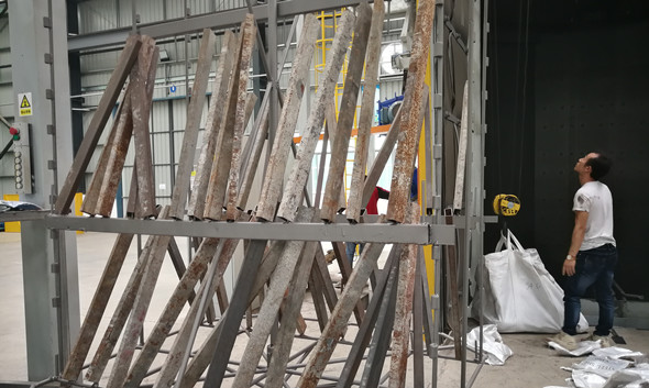 MIZHI Hook Shot Blasting Machine,Model:MHB2-2535P11-4 Is Used In Construction Industry(图4)