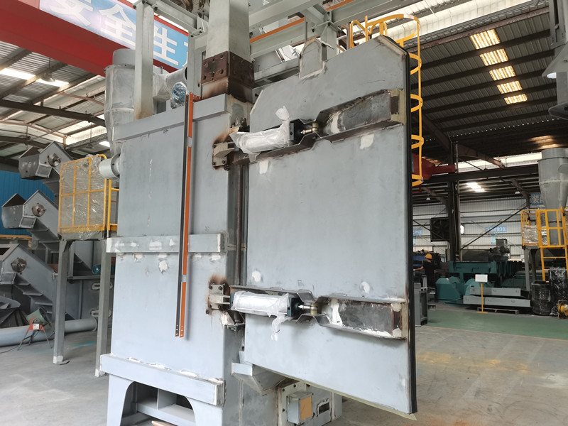 MIZHI overhead hanger type shot blasting machine is in manufacturing (图1)